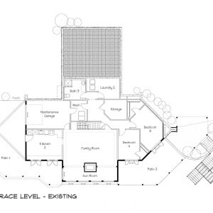 3-Terrace Level Plan - Existing