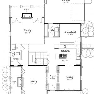 7-Entry Level Floor Plan